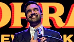 Zohran Mamdani habla tras ganar las elecciones a la alcaldía, el martes 4 de noviembre de 2025, en Nueva York.