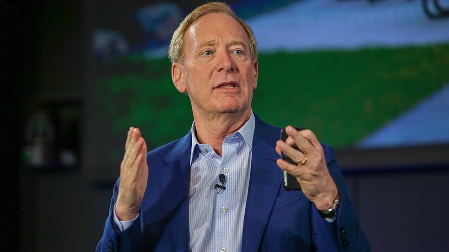 Brad Smith, president of Microsoft, is in Lisbon to take part in the Web Summit