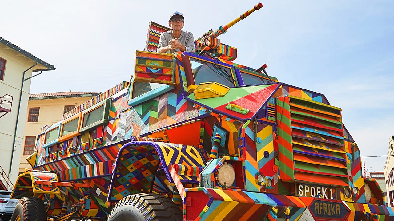 Ralph Ziman in the Casspir