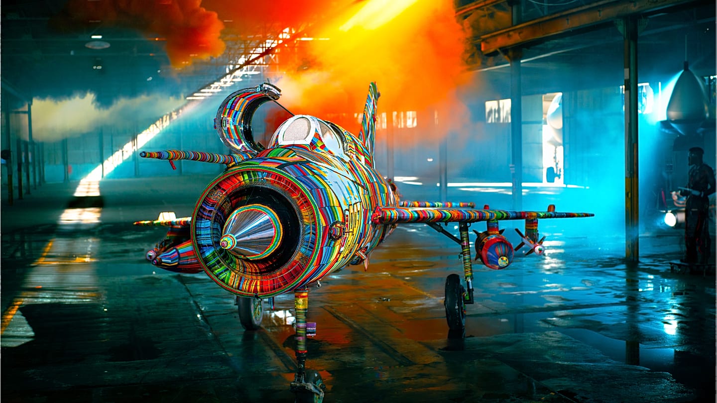Meet Ralph Ziman, the artist waging war with weapons against