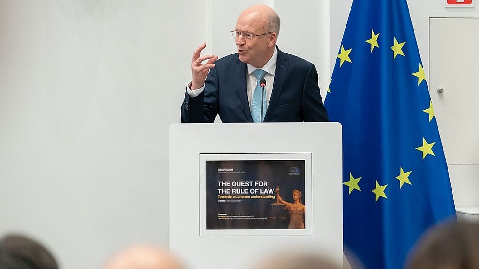 Koen Lenaerts, az európai bíróság (ECJ) elnöke