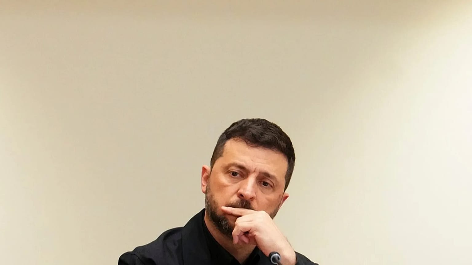 FILE: Ukrainian President Volodymyr Zelenskyy in a meeting during the United Nations General Assembly in New York, 23 September 2025