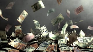 Euró- és dollárbankjegyek