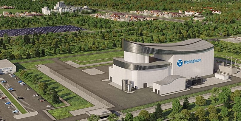 A Westinghouse AP 300 típusú kis moduláris reaktora