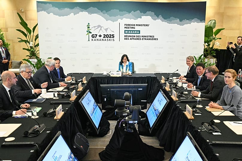 Canada's Foreign Minister Anita Anand leads a G7 Session on Ukraine and Defence Cooperation in Niagara-on-the-Lake, 12 November, 2025