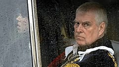 Prince Andrew leaves Westminster Abbey following the coronation ceremony of King Charles and Queen Camilla, 6 May, 2023