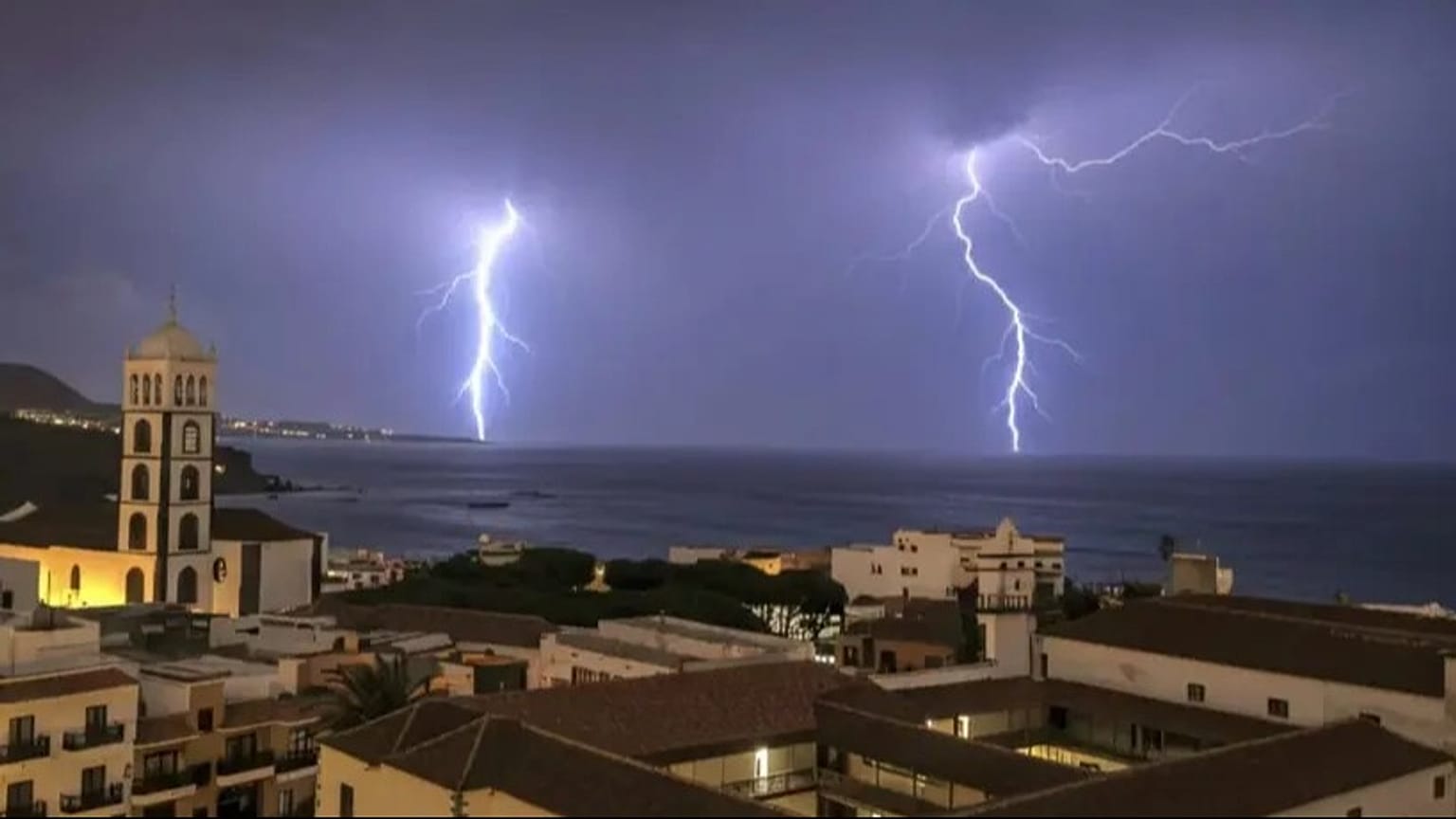 Tormenta eléctrica en Palma, 