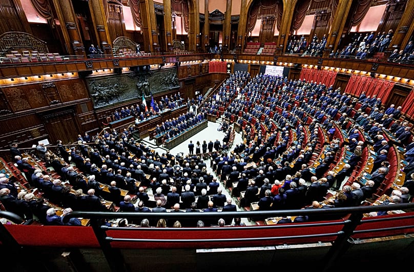 Members of the Italian Chamber of Deputies in Rome, 26 September, 2023