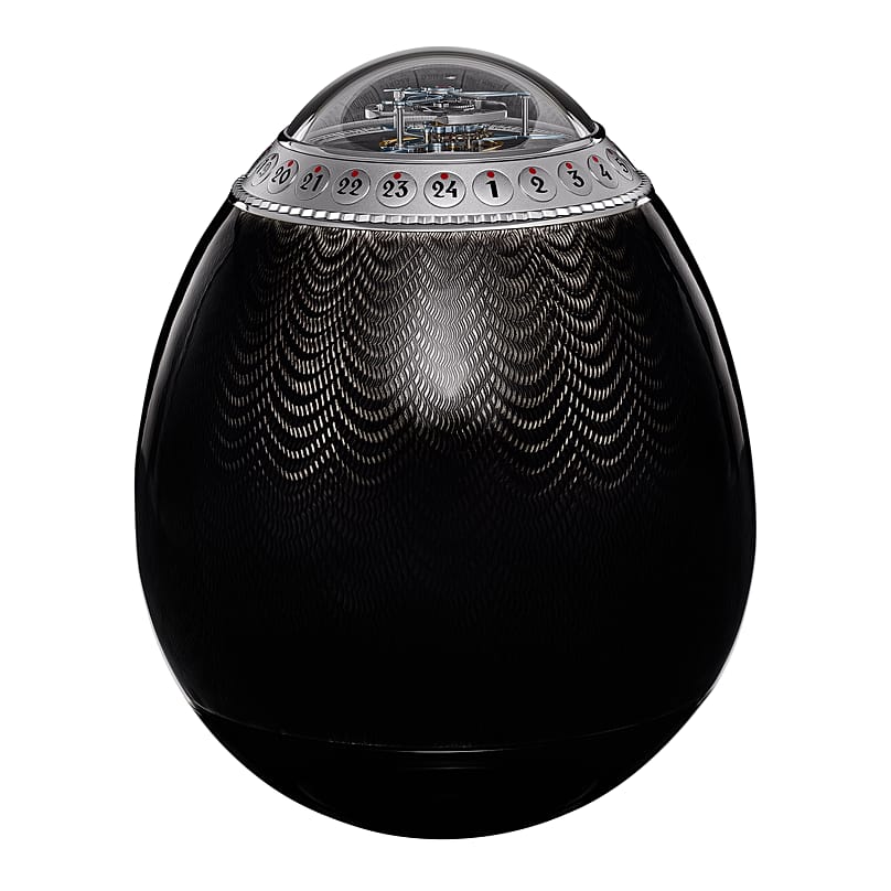 Anton Suhanov's St. Petersburg Easter Egg Tourbillon clock is a far cry from tradition.