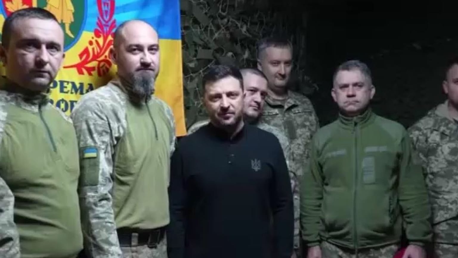 Volodymyr Zelensky sur le front, à Zaporijjia