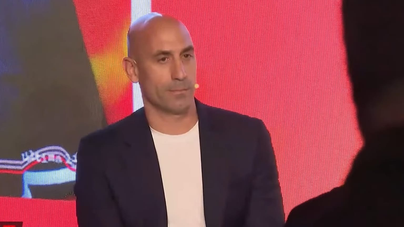 Rubiales, en la presentación de su libro.