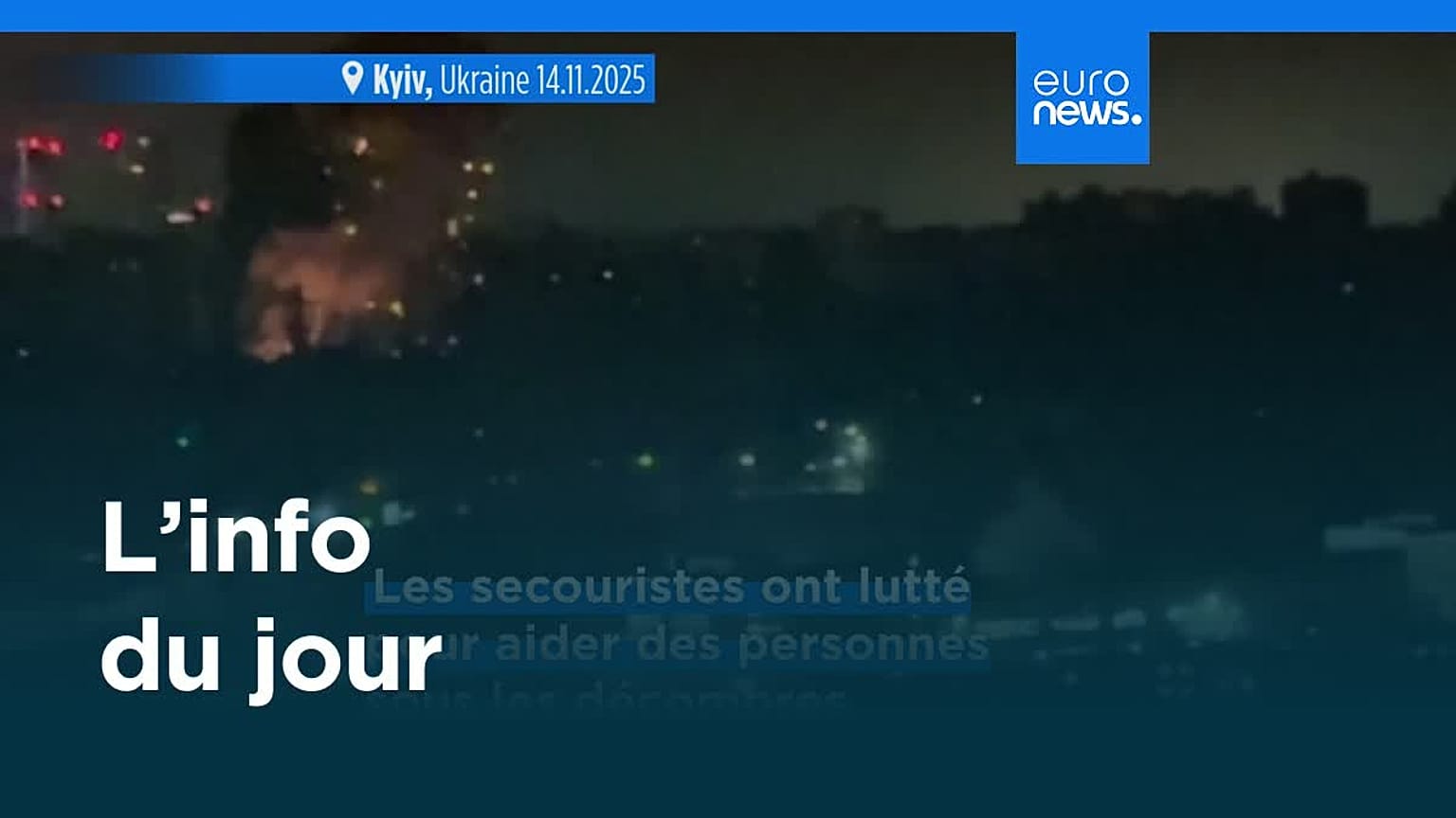 L’info du jour | 14 novembre 2025 - Mi-journée