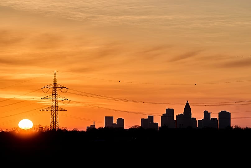 Himmel über Frankfurt, 21. März 2025