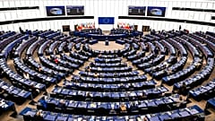 A sede principal do Parlamento Europeu, em Estrasburgo