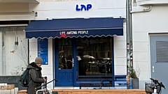 Even in mid-November, some LAP Coffee branches are still covered in paint