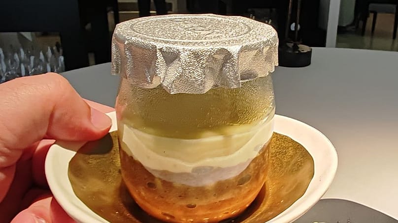 Yogur de morcilla - Restaurante Chirón