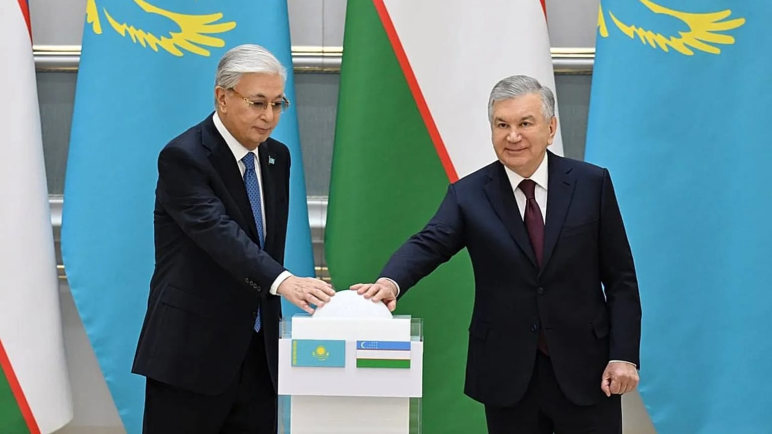 Presidents of Uzbekistan and Kazakhstan joined the virtual launch of seven big projects 