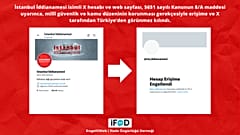 İstanbul İddianamesi adlı hesap erişime engellendi.