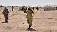 آوارگان سودانی در بیابان‌های اطراف الف��شر