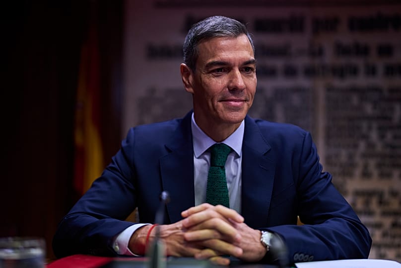 Spanish Prime Minister Pedro Sánchez appears before a Senate commission in Madrid, 30 October, 2025