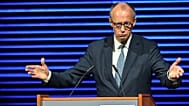FILE: German Chancellor Friedrich Merz gives the keynote speech at the annual reception of the Thuringian CDU parliamentary group in Weimar, 4 November 2025