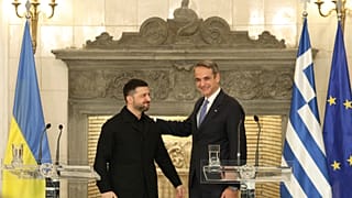 Κυριάκος Μητσοτάκης και Βολοντίμιρ Ζελένσκι κοινές δηλώσεις μετά τη συνάντησή τους στο Μέγαρο Μαξίμου