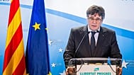 El 'expresident' Carles Puigdemont, durante una rueda de prensa del pasado 17 de enero