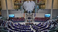 A view of the German parliament, the Bundestag, in Berlin, 16 November, 2025