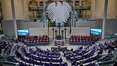 A view of the German parliament, the Bundestag, in Berlin, 16 November, 2025