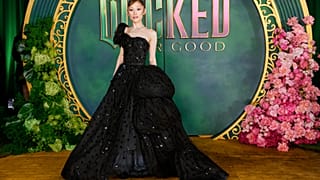 Ariana Grande poses for photographers upon arrival at the premiere of the film "Wicked For Good" in London