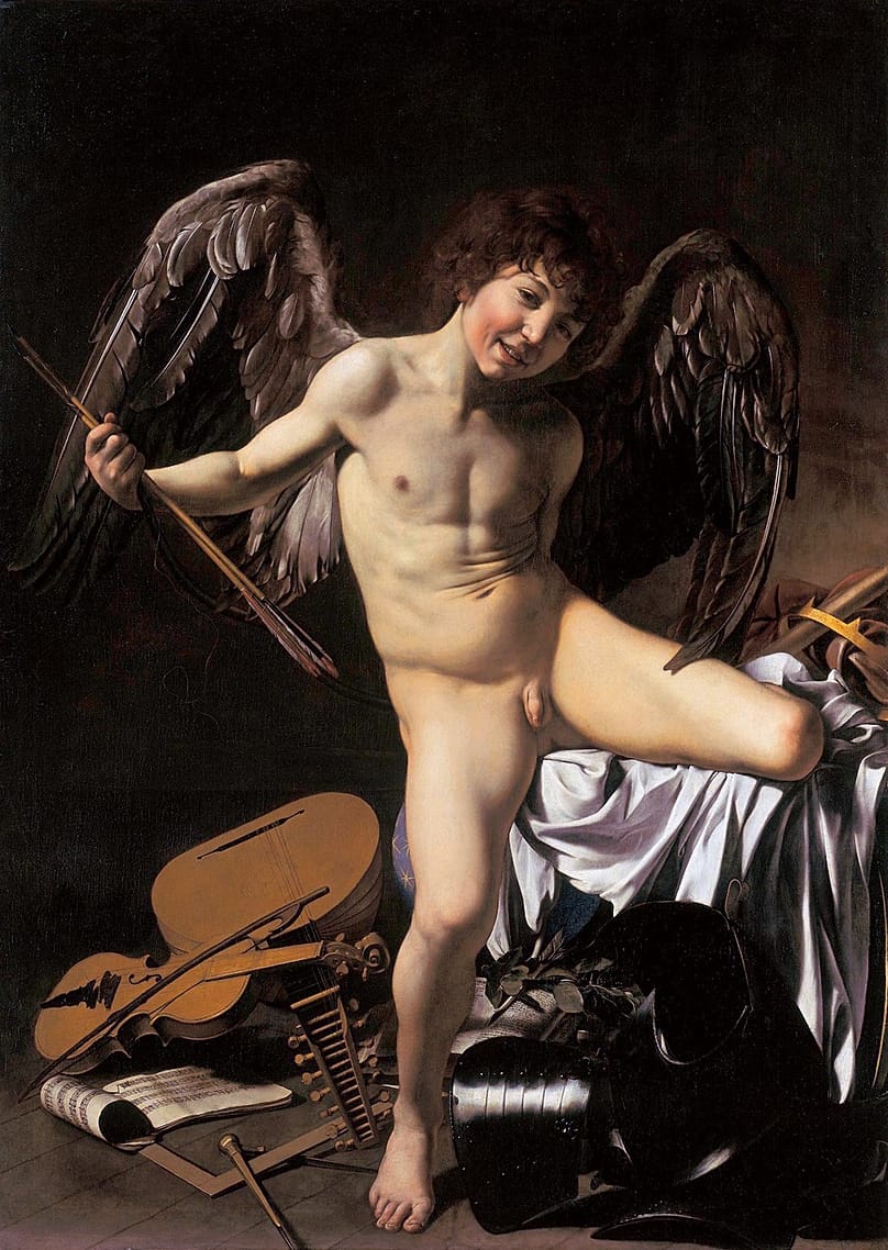 Amor Vincit Omnia (c. 1601–1602), by Caravaggio.
