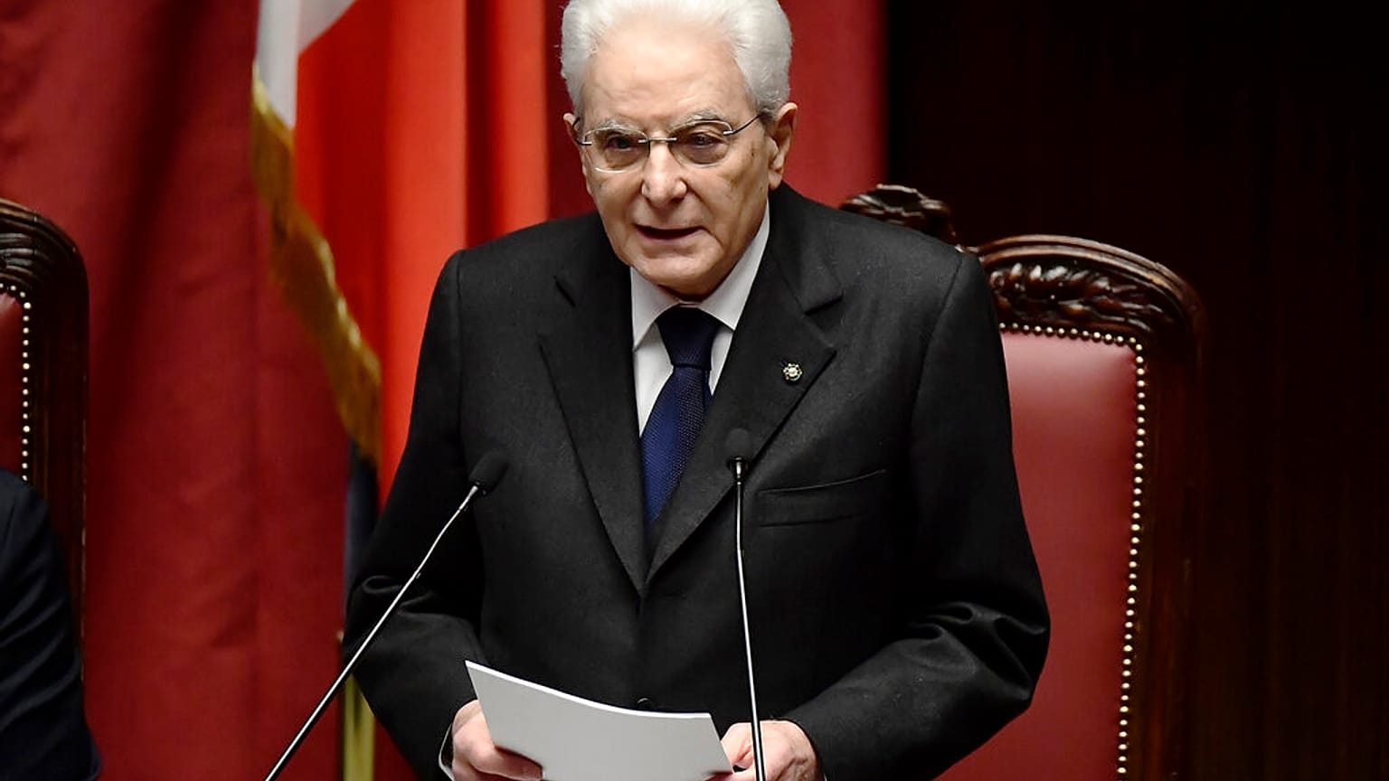 Il Presidente della Repubblica Sergio Mattarella
