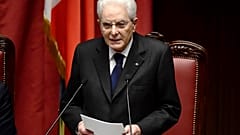 Le président de la République italien Sergio Mattarella