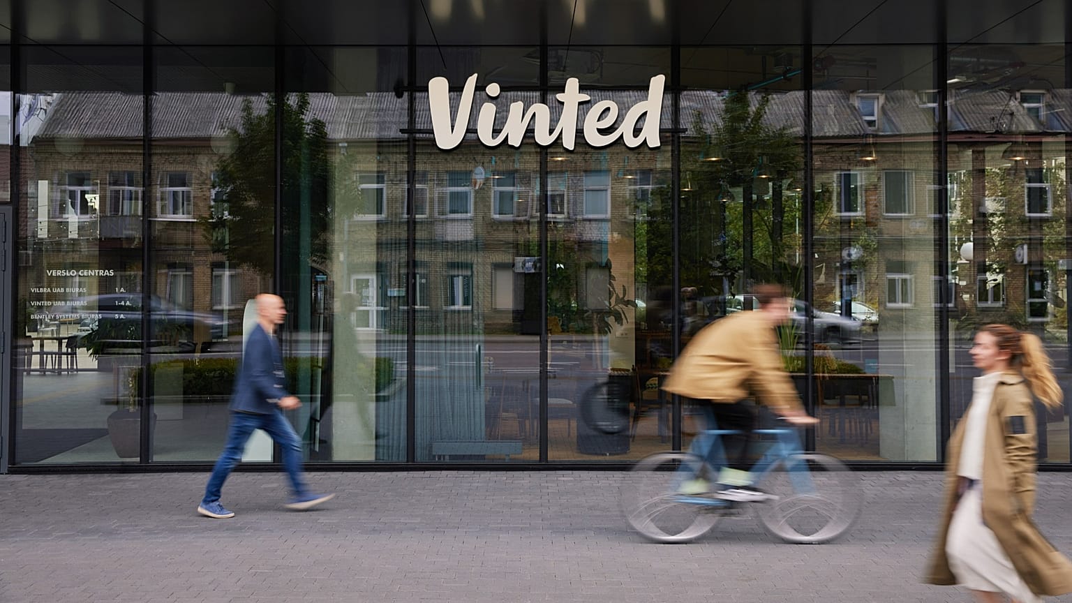 A picture of Vinted's headquarters in Vilnius, Lithuania. 