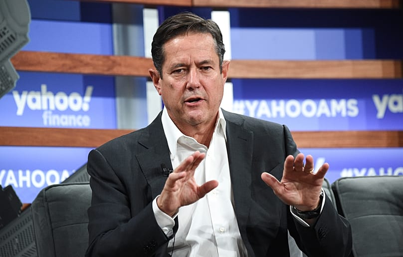 FILE - Barclays CEO Jes Staley participates in the Yahoo Finance All Markets Summit at Union West in October 2019, in New York.