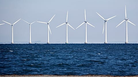 Wind turbines in Baltic Sea