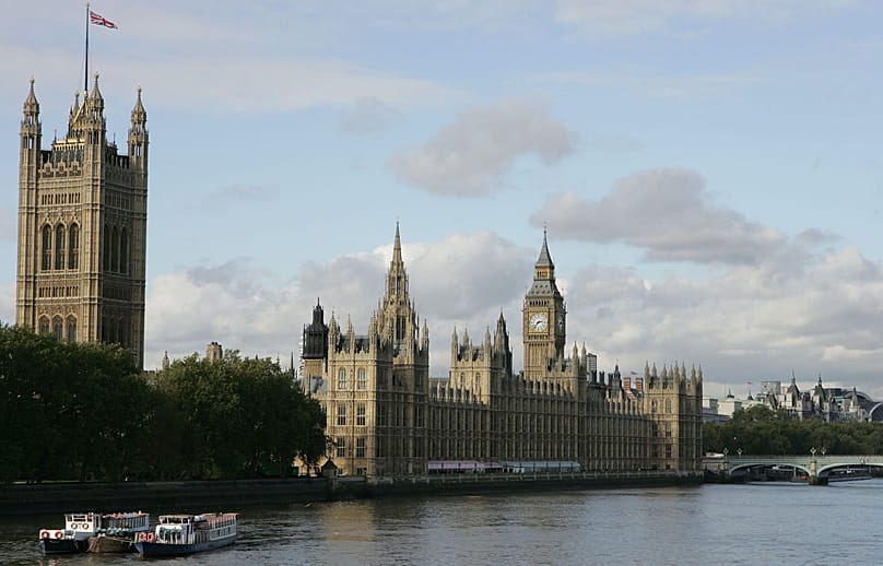 The Houses of Parliament in London, 25 October, 2004