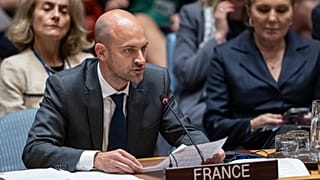 Le ministre français de l’Europe et des affaires étrangères français, Jean-Noël Barrot.
