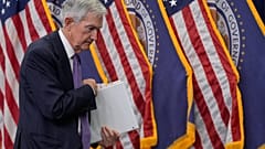 FILE. Federal Reserve Chairman Jerome Powell departs after the Federal Open Market Committee meeting at the Federal Reserve Board in Washington. 29 Oct. 2025.