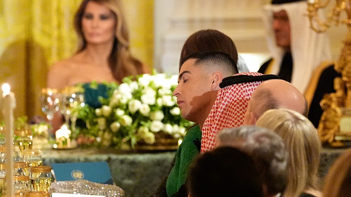 Video. Cristiano Ronaldo attends White House dinner hosted by Trump and Saudi Crown Prince