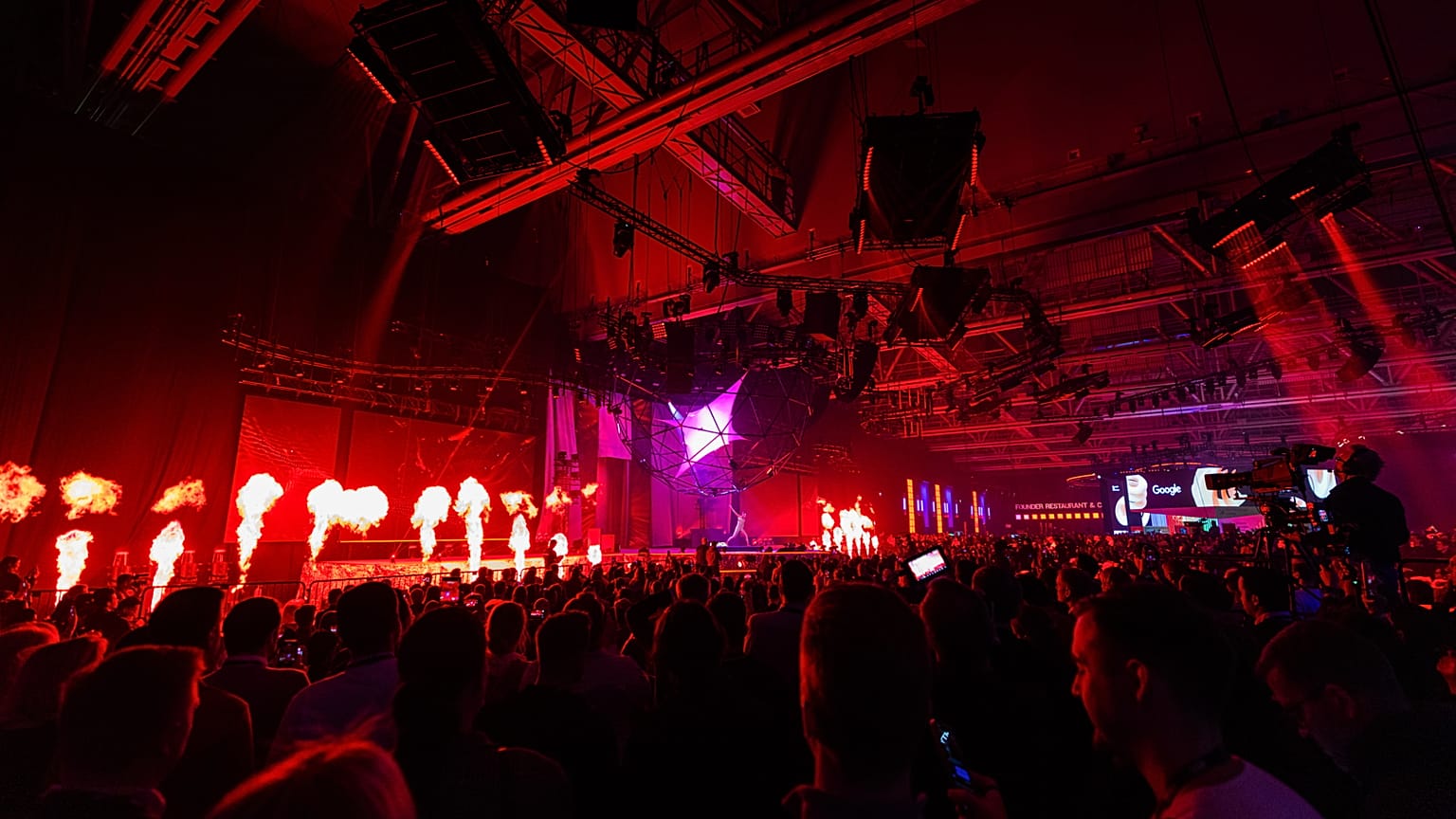 Founder Stage for the Opening Show at Slush 2025