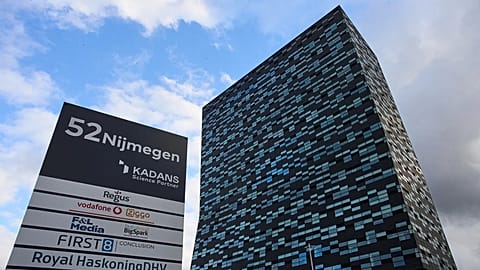 The head office of Chinese-owned chipmaker Nexperia in Nijmegen, Netherlands.
