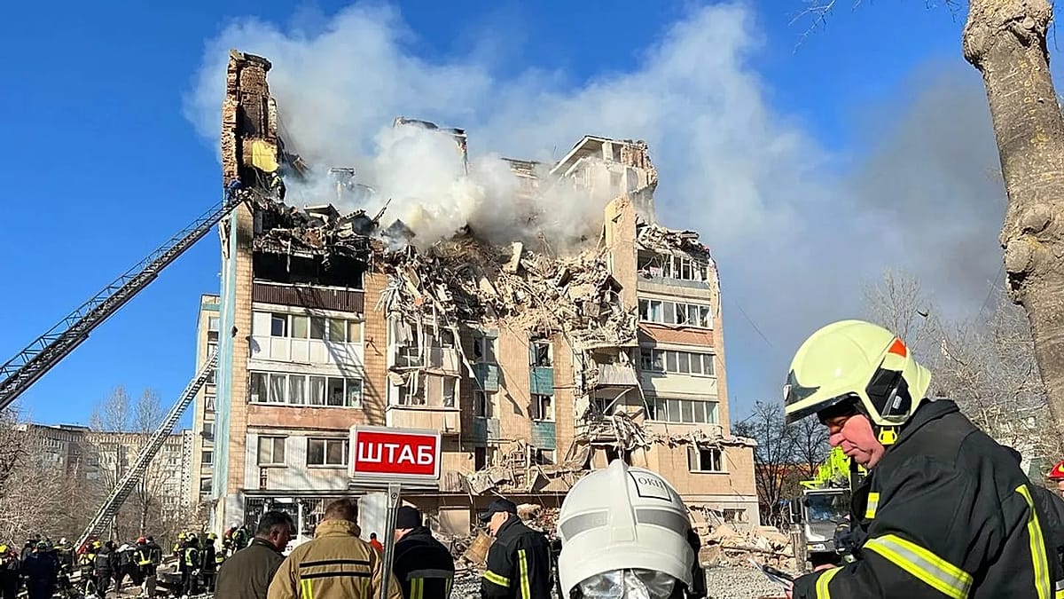 Russian airstrike on Ternopil in western Ukraine kills at least 20, including children