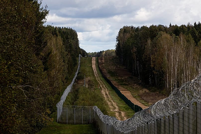 The Lithuania/Belarus border, 25 September, 2025