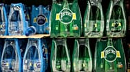 FILE. Bottles of Perrier are pictured in a supermarket. 19 May 2025. 