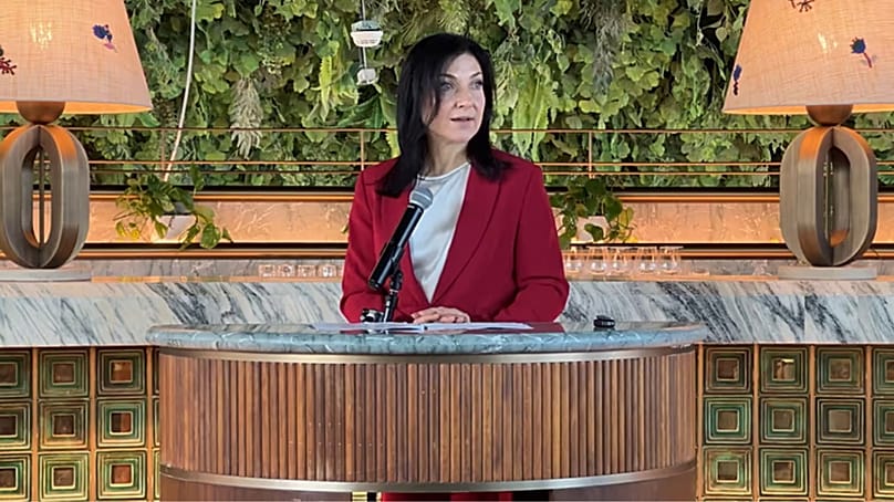 Katherina Reiche unterstreicht den Beitrag Katars zur deutschen Industrie.