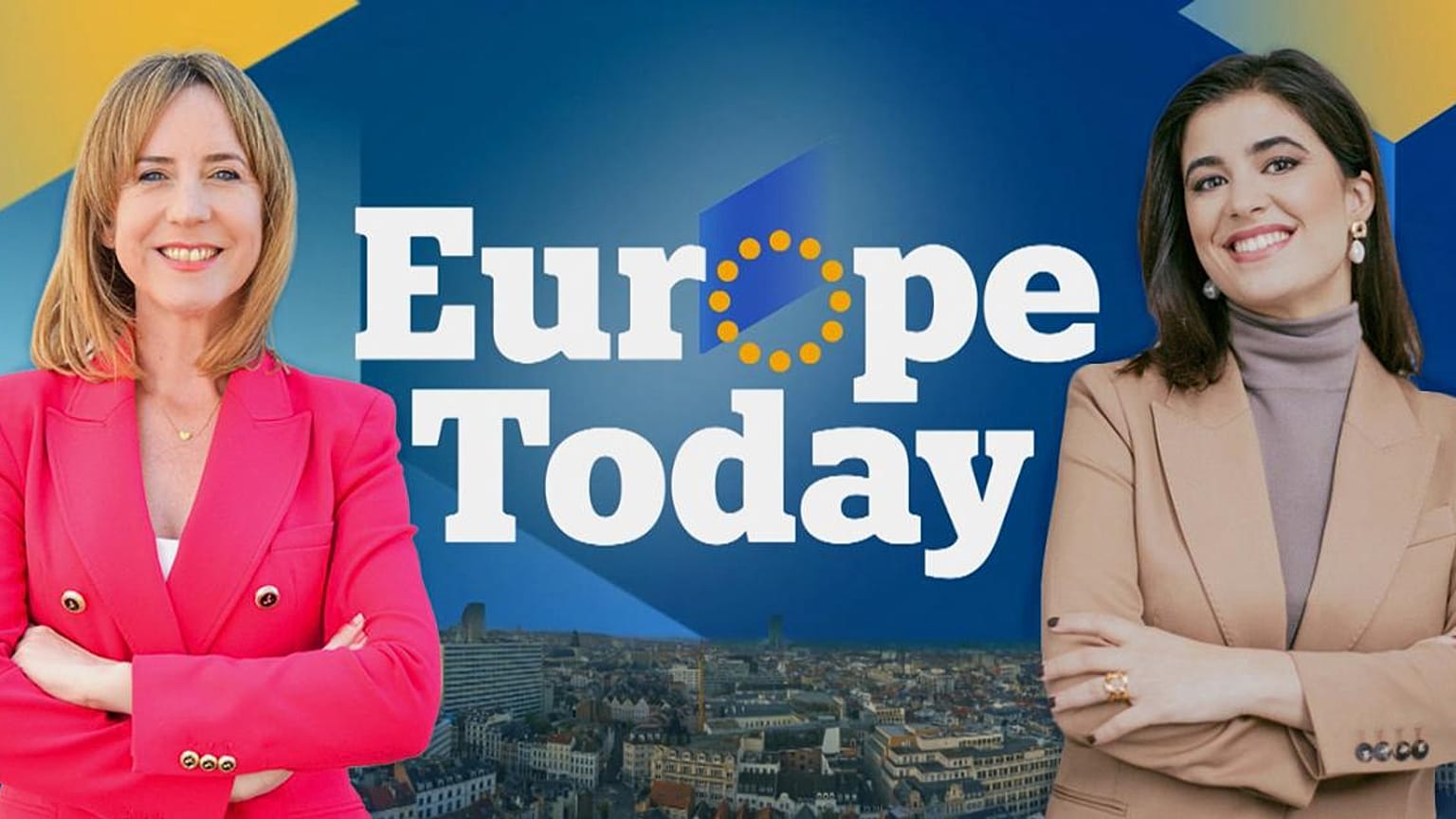  Euronews’ chief anchor Méabh McMahon and our EU editor Maria Tadeo