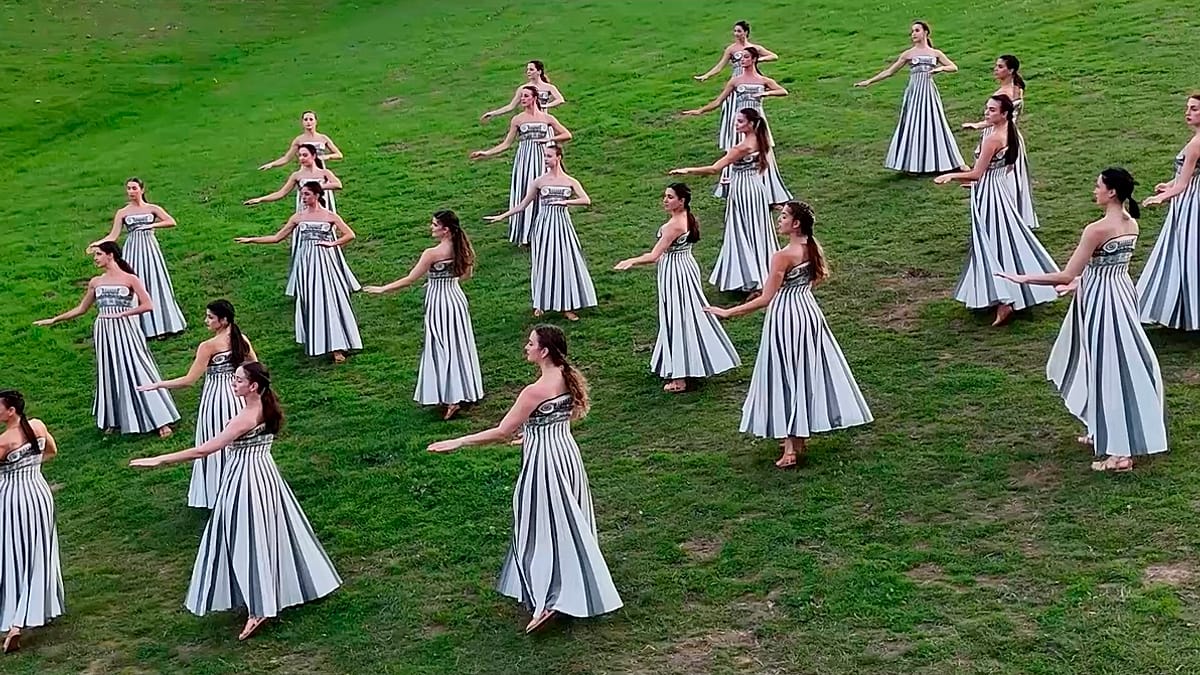 Conheça os bastidores dos ensaios para a cerimónia da Chama Olímpica na Grécia