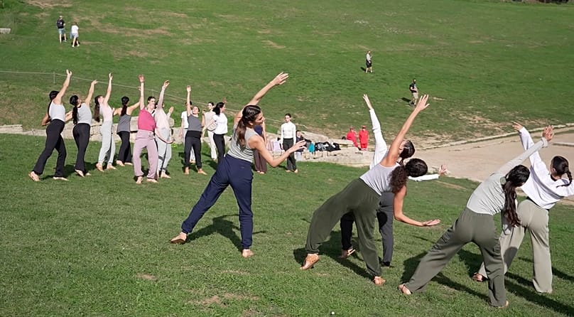 Πρόβα Ιερειών ενόψει της τελετής αφής