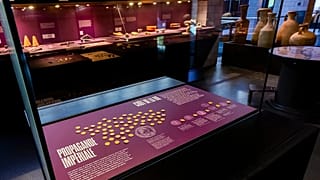 Lozan'daki Musee Romain'deki daimi sergiden bir görünüm, 4 Kasım, 2025